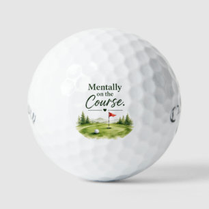 Lustiger Golf-Spruch über einen Golfer Golfball