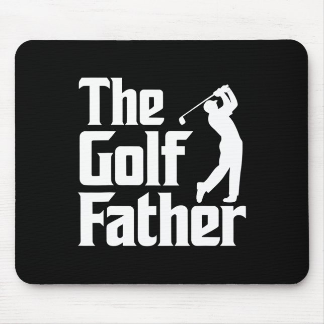 Lustiger Golf Vater Geschenk für den Vatertag Mousepad (Vorne)