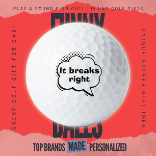 Lustiger Golf-Vater-Müll-Talk Es bricht richtig Co Golfball