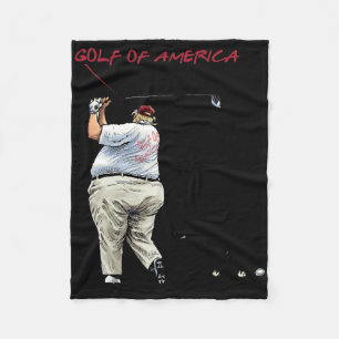 Lustiger Golf Von Amerika Donald Trump Mexiko Golf Fleecedecke