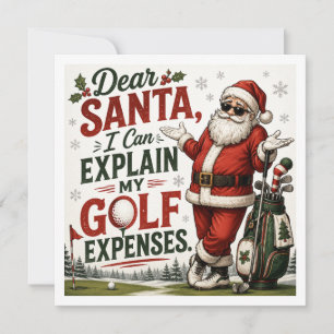 Lustiger Golf-Weihnachtsspruch für Golfer