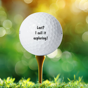 Lustiger Golf-Witz Verloren? Ich nenne es individu Golfball
