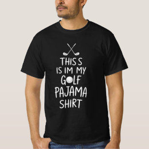 Lustiger Golfer Dies ist mein Golf-Pyjama-Pyjama-S T-Shirt