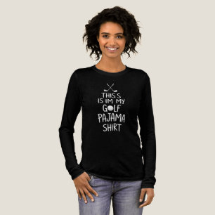 Lustiger Golfer Dies ist mein Golf-Pyjama-Pyjama-S Tri-Blend Shirt