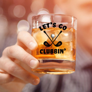 Lustiger Golfer Golf Club Humor Moderner Sport Sch Whiskyglas