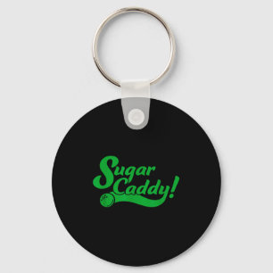 Lustiger Golfspieler Caddy Kostüm Sugar Caddy Golf Schlüsselanhänger
