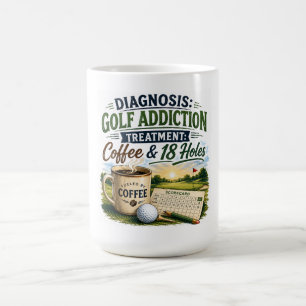 Lustiger Golfspruch für Golfer  Kaffeetasse