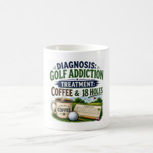 Lustiger Golfspruch für Golfer Kaffeetasse