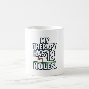 Lustiger Golfspruch für Golfer  Kaffeetasse