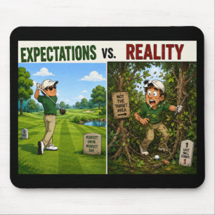 Lustiger Golfspruch für Golfer Mousepad