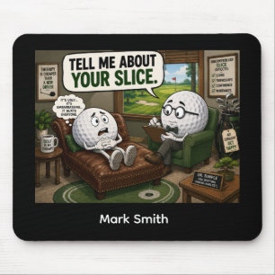 Lustiger Golfspruch für Golfer Mousepad