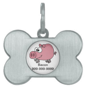 Lustiger Goofy Schwein-Cartoon Tiermarke