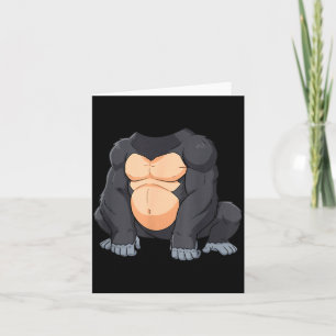 Lustiger Gorilla-Körper-Kostüm Gorillas für Männer Karte