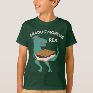 Lustiger GraduSmoreus-Abschluss-Dinosaurier-S'more T-Shirt