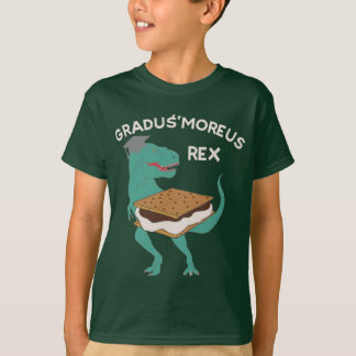 Lustiger GraduSmoreus Abschluss-Dinosaurier Smores T-Shirt