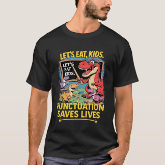 Lustiger Grammatiklehrer Schüler Schule Dinosaurie T-Shirt