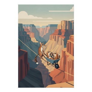 Lustiger Grand Canyon Poster