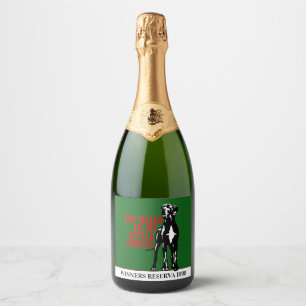 Lustiger Great Dane Gewinner Wein