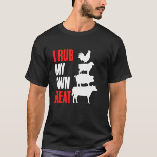 Lustiger Griller rauchendes Fleisch Räucherer Vate T-Shirt