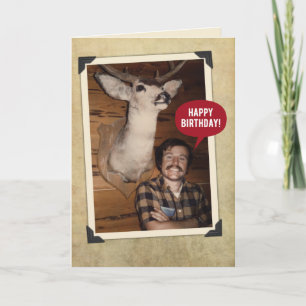 Lustiger großer Bock-Geburtstag Karte