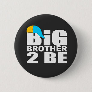 lustiger großer Bruder wird es sein Button