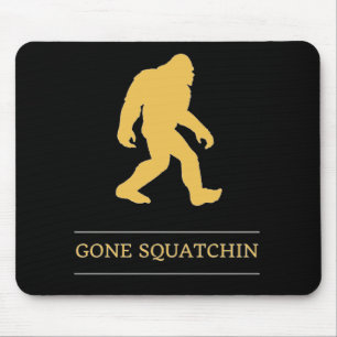 Lustiger Großer Fuß Verschwundenes Sasquatch Mousepad