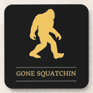 Lustiger Großer Fuß Verschwundenes Sasquatch Untersetzer