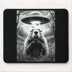 Lustiger Ground Hog Day Süßer Ground Hog Selfie Mi Mousepad