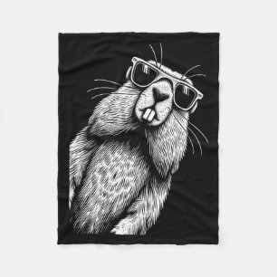 Lustiger Groundhog-Liebhaber Woodchuck Groundhog-T Fleecedecke