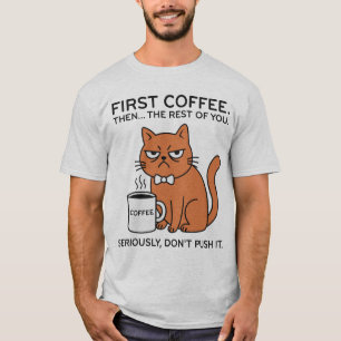 Lustiger Grumpy Cat Sarkastischer Grafik T-Shirt