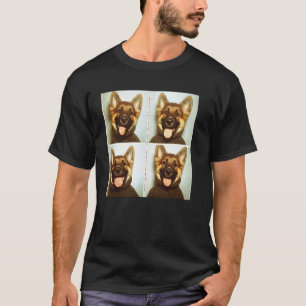Lustiger GSD Welpe Hund Deutscher Schäferhund Besi T-Shirt