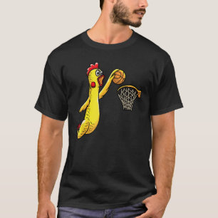 Lustiger Gummihuhn Basketballspieler Spo T-Shirt