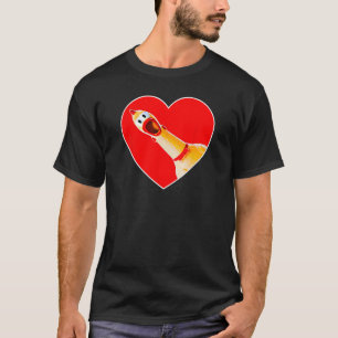 Lustiger Gummihuhn-Liebhaber Streich Scherz-Gesche T-Shirt