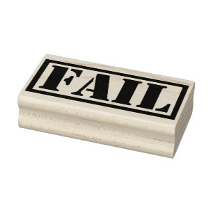 Lustiger Gummistempel FAIL