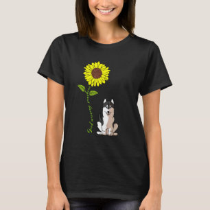 Lustiger Guter Morgen Sonnenschein Sibirischer Hus T-Shirt