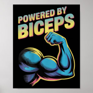 Lustiger Gym-Humor mit Aufdruck auf dem Rücken Biz Poster