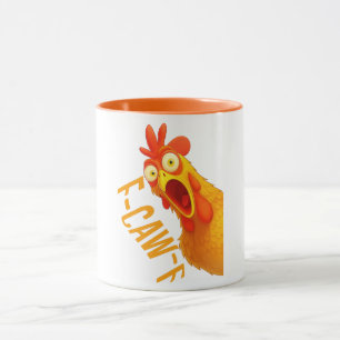Lustiger Hahn F Kräh F Becher   Halloween Rooster  Tasse
