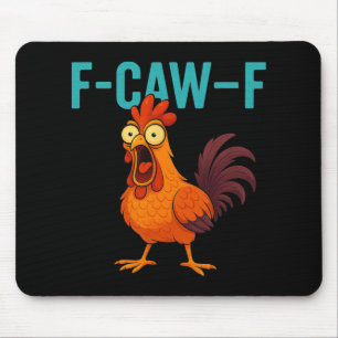Lustiger Hahn Hühner Farm Tier Humor Bi Mousepad