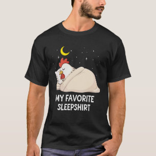 Lustiger Hahn Lieblings-Schlafshirt Pyjama Zoo Jun T-Shirt