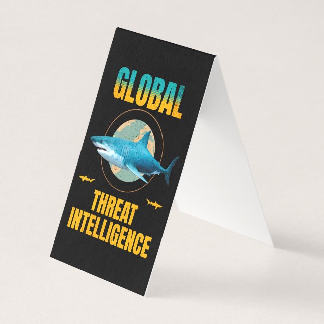 Lustiger Hai Cybersicherheits-Experte (Vorderseite)