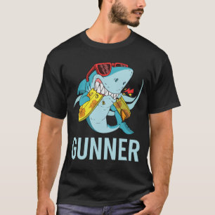 Lustiger Hai - Gunner Name T-Shirt