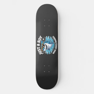 Lustiger Hai-Zitat Skateboard
