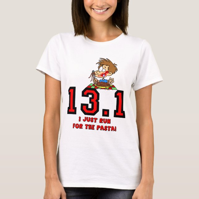 Lustiger Halbmarathon T-Shirt (Vorderseite)