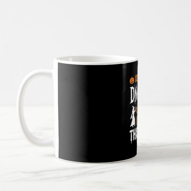 Lustiger Halloween-DNA-Test-Hexen-Grafik Kaffeetasse (Links)