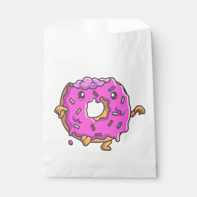lustiger Halloween-Donusmonster-Zombie Geschenktütchen (Vorderseite)