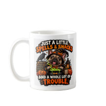 Lustiger Halloween-Französische-Bulldogge-Mug spel