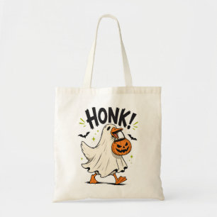 Lustiger Halloween-Gans-Geist Tragetasche