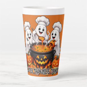 Lustiger Halloween-Geist – Besser als Omas Kochen Milchtasse
