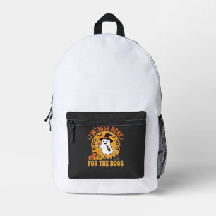 Lustiger Halloween-Geist Ich bin nur wegen der Buh Bedruckter Rucksack