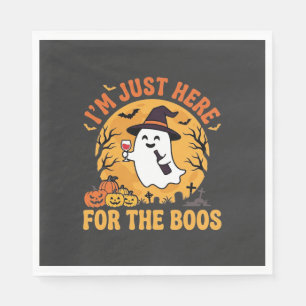 Lustiger Halloween-Geist Ich bin nur wegen der Buh Serviette
